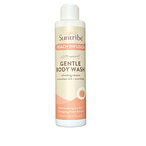 Suntribe Natural Gentle Body Wash Peach Infusion 200 ml