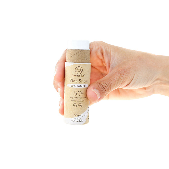 Suntribe Organic Mineral Zinc Sun Stick SPF 50 Original White 30 g