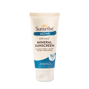Suntribe Active Organic Mineral Sunscreen SPF 50 100 ml